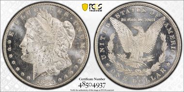 1880-S $1 MS63PL
