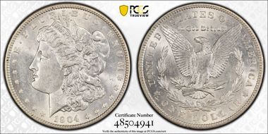 1904 $1 AU58