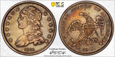 1831 25C Small Letters XF40