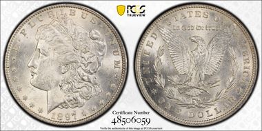 1897 $1 MS62