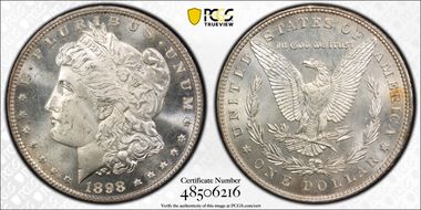 1898 $1 MS64+