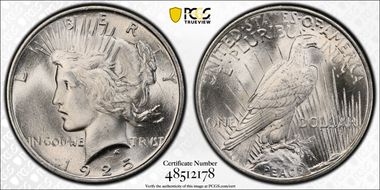1925 $1 MS65