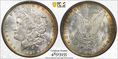 1887 $1 MS63
