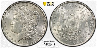 1889 $1 MS62