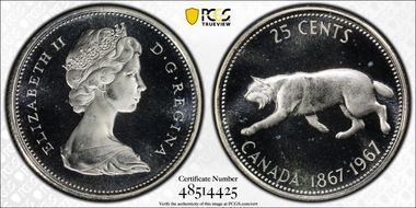 1967 25C 0.800 Ag PL66DCAM