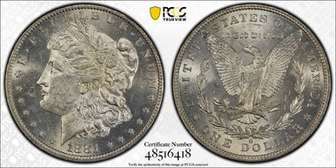 1881-O $1 MS62