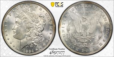 1884 $1 MS64