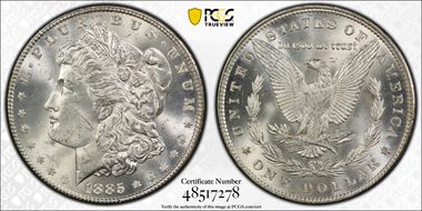1885 $1 MS64