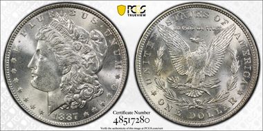 1887 $1 MS65