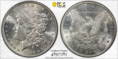 1896 $1 MS63