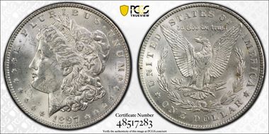 1897 $1 MS64