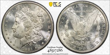 1881-S $1 MS63