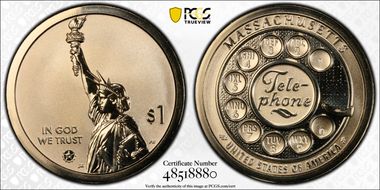 2020-S $1 American Innovation MA Rev PR Telephone PR70