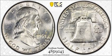 1963-D 50C MS63