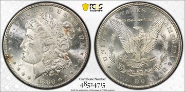 1880-S $1 MS63