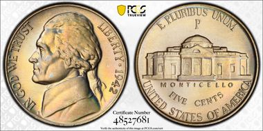 1942-P 5C Silver PR68