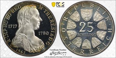 1967 25 Sch Maria Theresa PR65DCAM