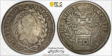 1755 20 Kr KM-1814 Vienna F12