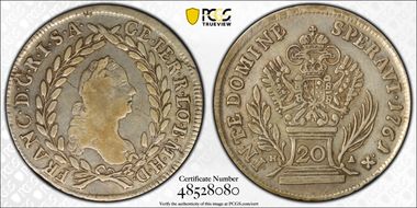 1761-HA 20 Kr KM-2028 VF25