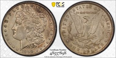 1900 $1 AU58