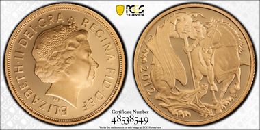 2012 Sov S-SC8 Diamond Jubilee PR70DCAM