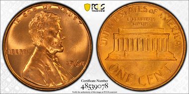 1964 1C MS66+ RD