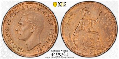 1951 1D S-4117 MS63BN