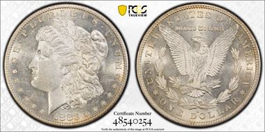 1883-S $1 AU58
