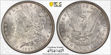 1897 $1 MS63