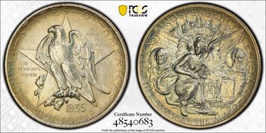 1935 50C Texas MS67+