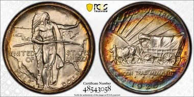 1926-S 50C Oregon MS67+