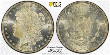 1881 $1 MS66