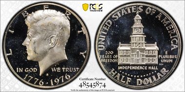 1976-S 50C Silver PR64DCAM