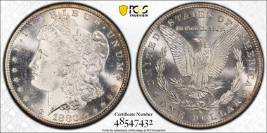 1880-S $1 MS64