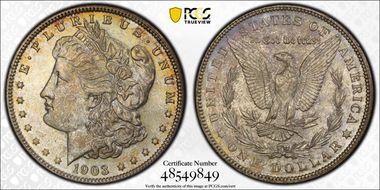 1903 $1 MS67