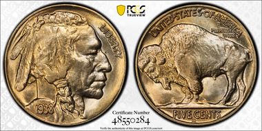1938-D 5C Buffalo MS66