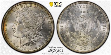 1900-S $1 MS64+ 
