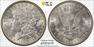 1901 $1 AU58