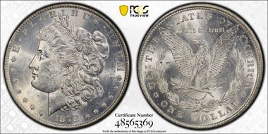 1878 8TF $1 VAM 16, Tripled Stars MS61