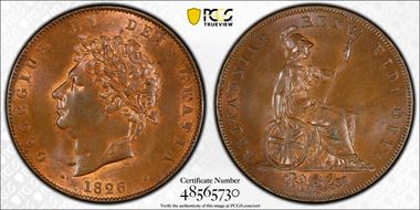 1826 1/2D S-3824 MS64BN