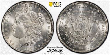 1885 $1 MS64