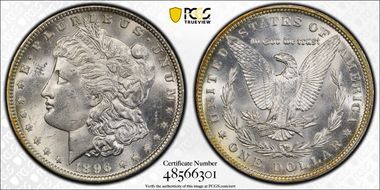 1896 $1 MS62