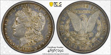 1878 7TF $1 Reverse of 1878 N1