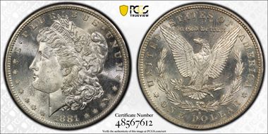 1881-S $1 MS63