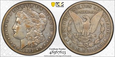 1892-S $1 F15