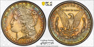 1898 $1 MS62