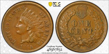 1865 1C Fancy 5 XF45BN