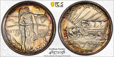 1926-S 50C Oregon MS67+