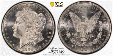 1886-S $1 VAM 2 S/S MS62PL