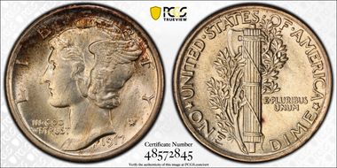 1917 10C MS64FB
